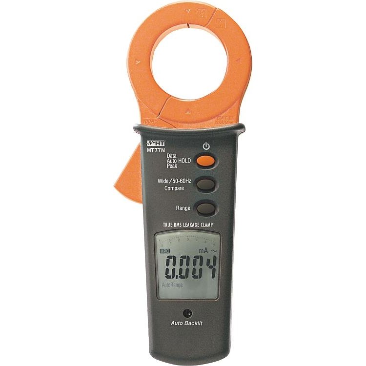 HT77N - Leakage current clamp meter with low pass filter, TRMS (up to 100A AC)