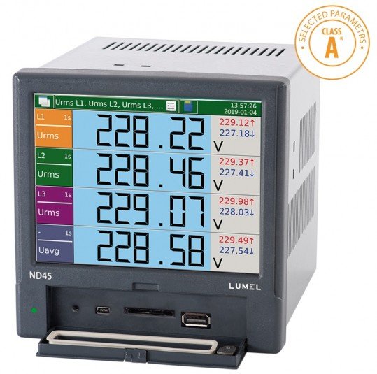 Lumel ND45 - Power network analyzer / recorder