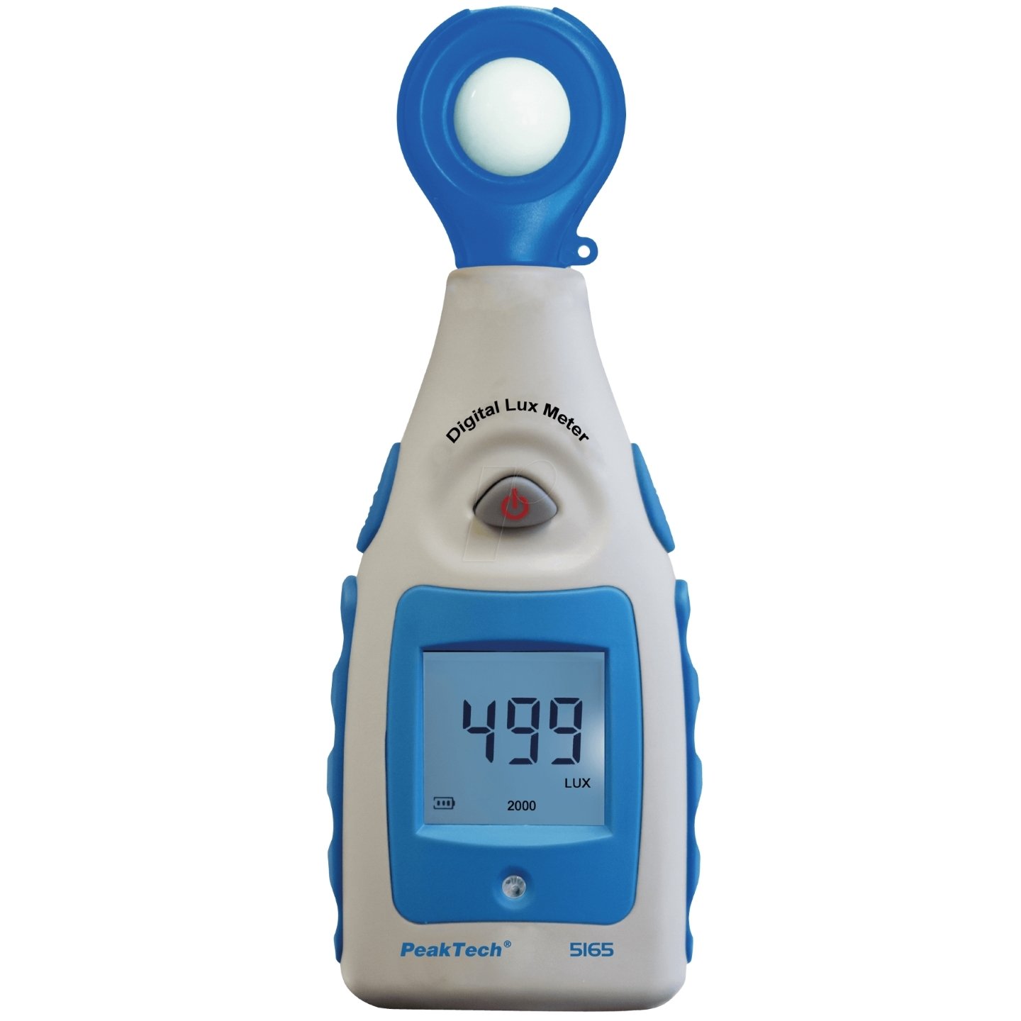 Peaktech P5165 - Digital Lux Meter, 0 ÷ 200.000 Lux