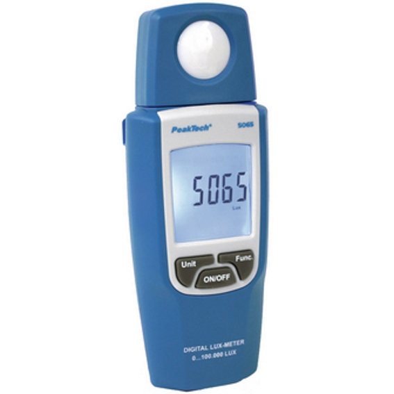 Peaktech P5065 -  - Digital Lux Meter, 5½-digit, 0 ÷ 100.000 Lux