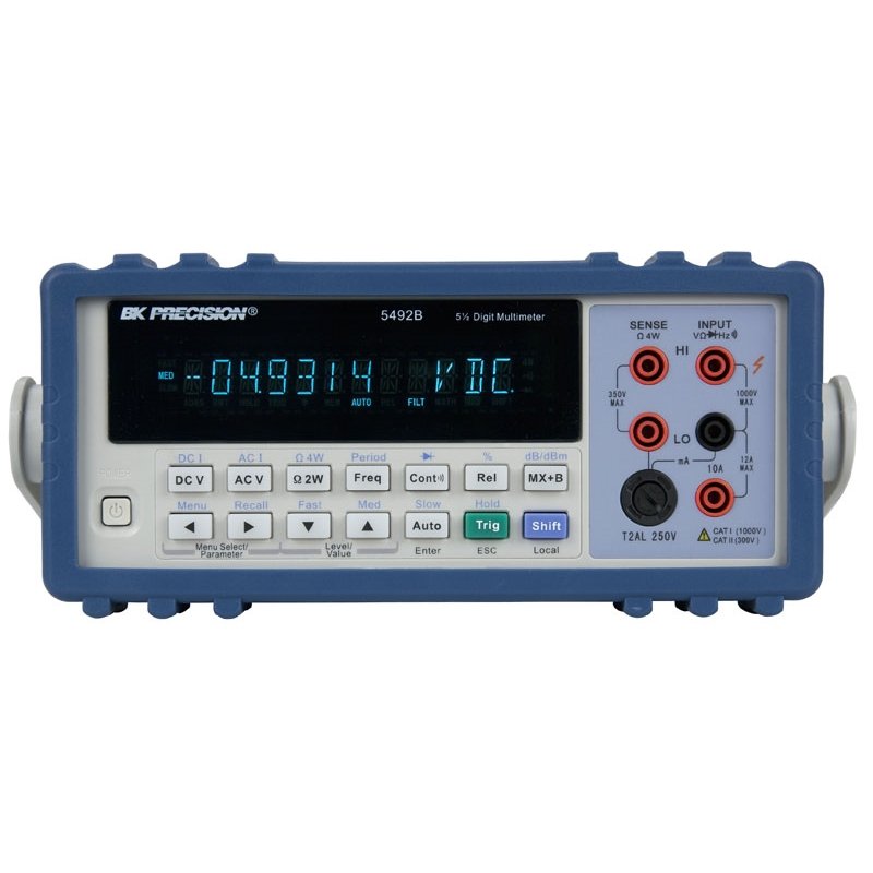 Multimetre digitale TrueRMS 5½ digiți - BK precision 5492B & 5492BGPIB