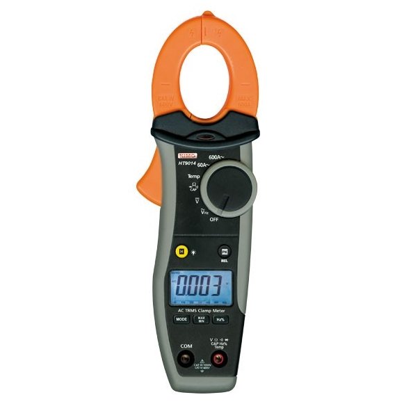 HT9014 - AC TRMS professional clamp meter up to 600A