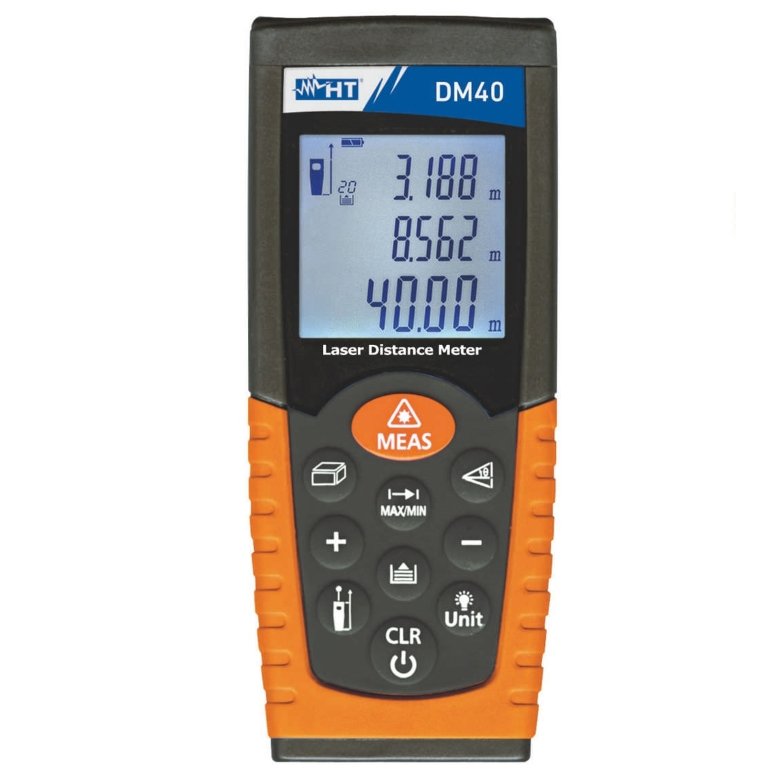 HT DM40 - Digital laser meter, up to 40m (with calculation of area and volume)