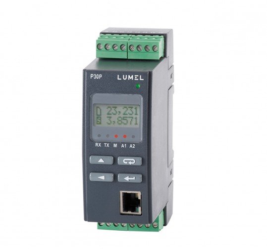 Traductor pentru parametrii retelelor de alimentare monofazate, cu Ethernet - Lumel P30P
