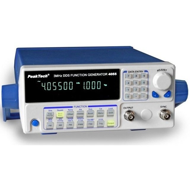 Generatoare de funcții  cu baleiere DDS (10 μHz - 3 MHz) / (10 μHz - 20 MHz) - PeakTech