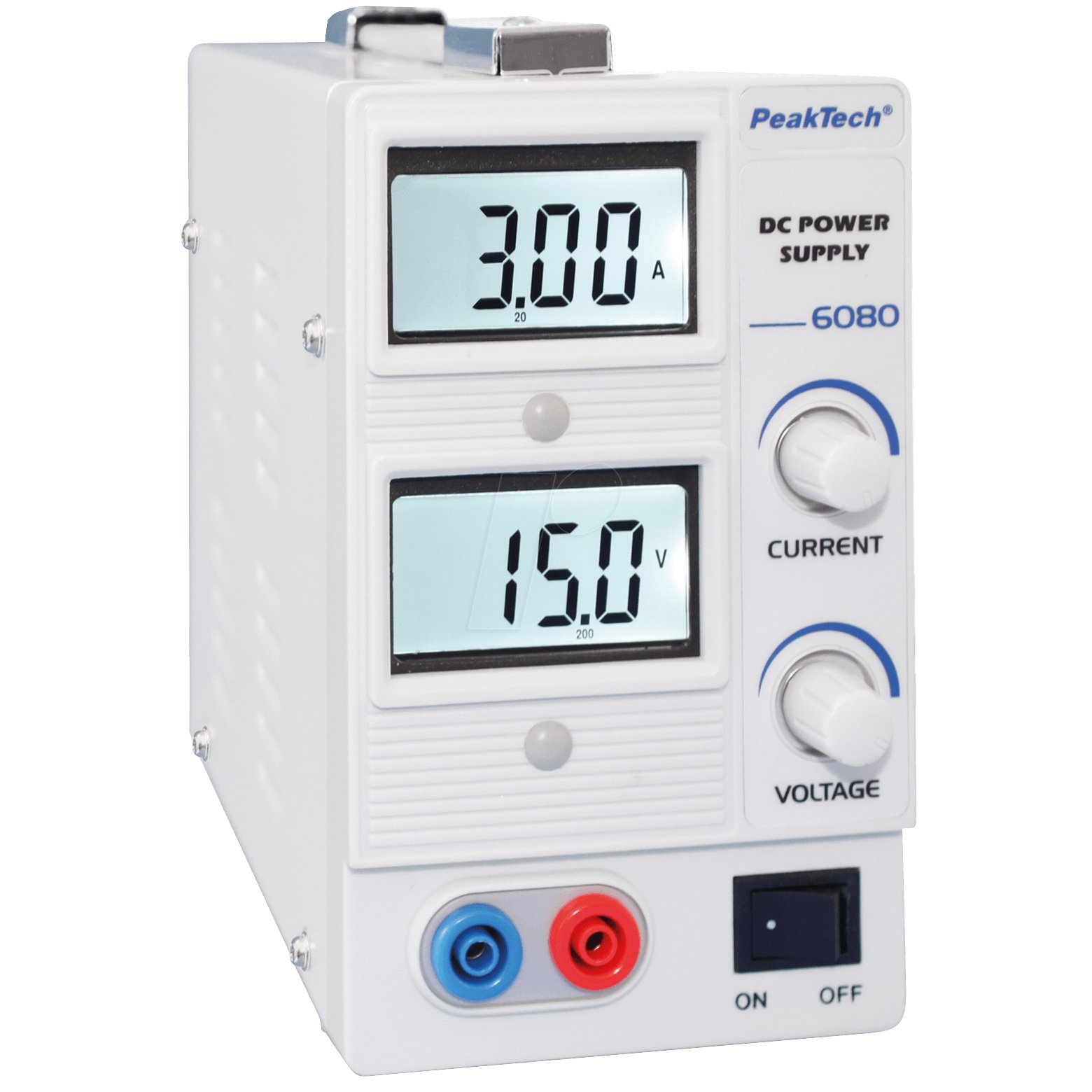 Surse monocanal (până la 15V / 3A / 45W) - Peaktech P6080 & P6085