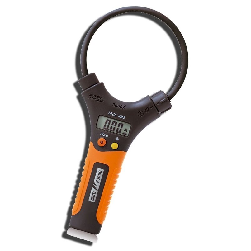HT F3000 - AC TRMS clamp with flexible jaws up to 3000A