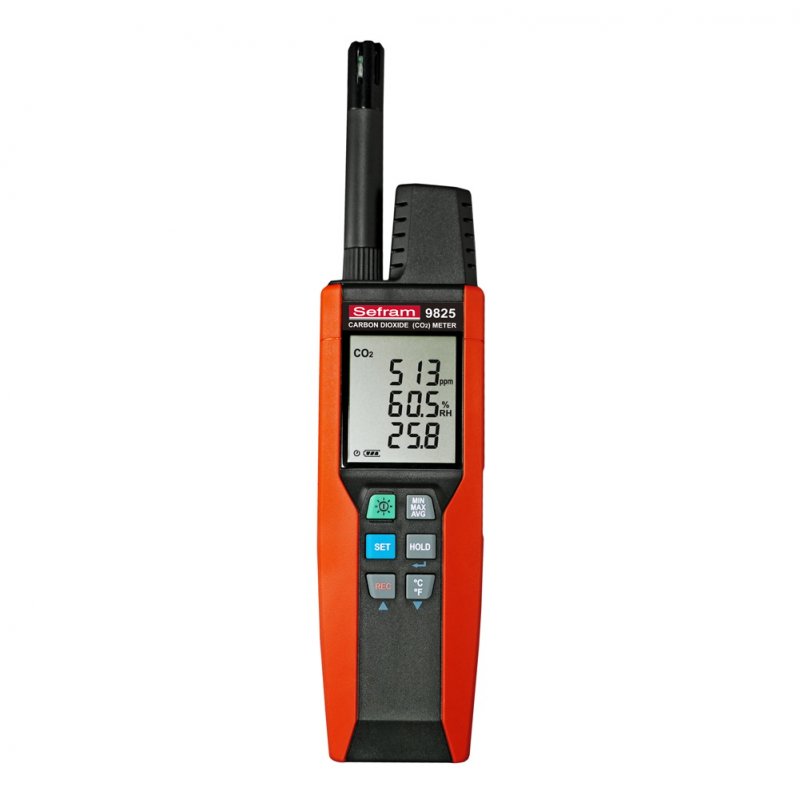 Inregistrator, masurare nivel dioxid de Carbon - SEFRAM 9825
