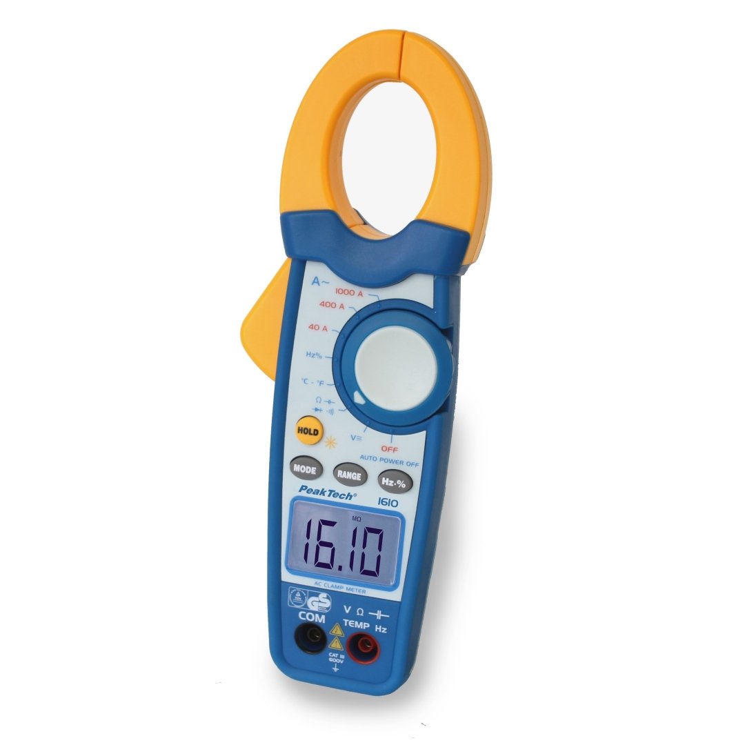 Peaktech P1610 - Digital Clamp Meter, 1000 A AC