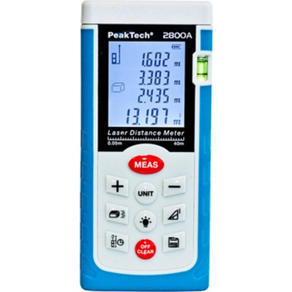 P2800A - Laser Distance Meter up to 40 m (with calculation of area and volume)