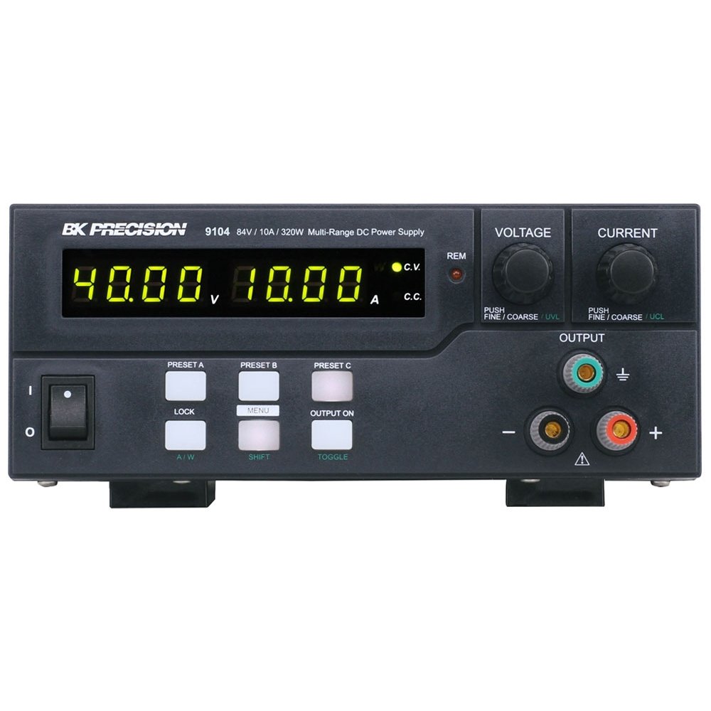 Surse în comutație cu putere constantă de ieșire (până la 84V, 20A, 320W) - BK Precision 9103 & 9104 