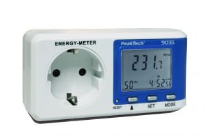 Priza cu masurarea energiei (rezoluție 0,1W) - Peaktech P 9035